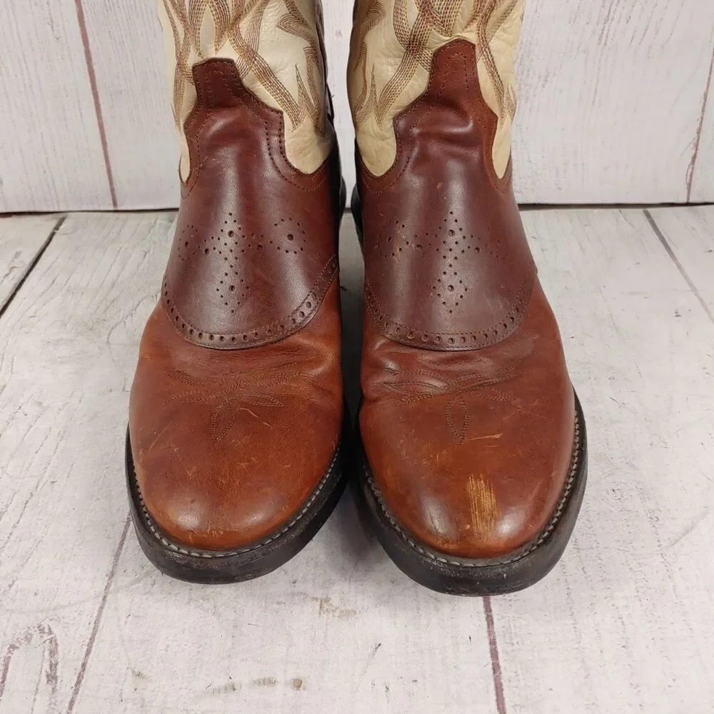 Tony Lama Sunset Renegade 4830 - Men's SIZE 11D - Buckaroo LEATHER Cowboy Boots